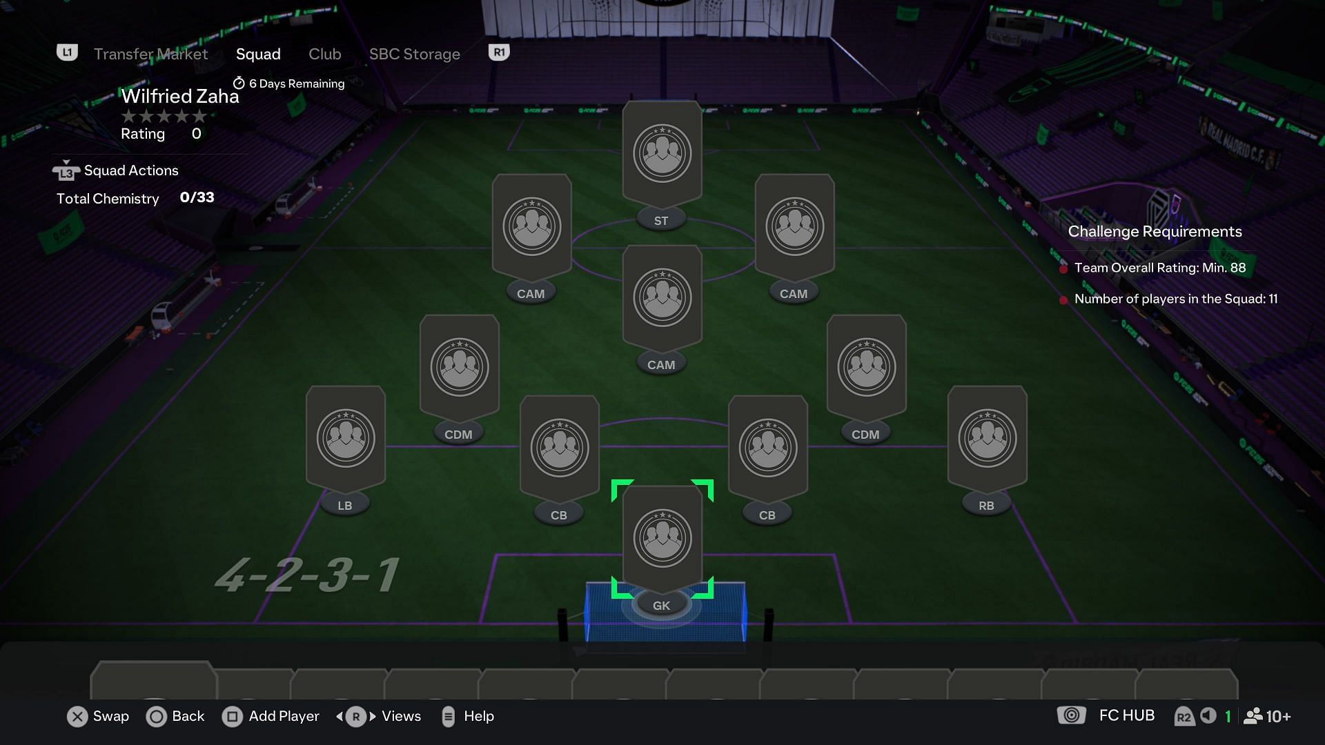 The requirements (Image via EA Sports)